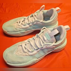 Adidas Exhibit Select "Crystal Jade" Colorway Pro Basketball Sneakers sz9 G.U.C.